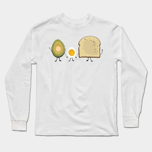 Unite: Avocado, Egg and Toast Edition Long Sleeve T-Shirt